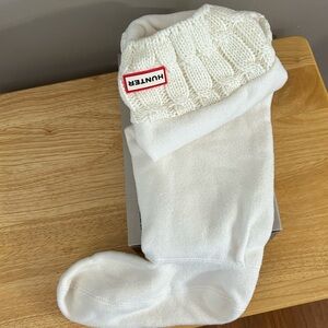 HUNTER Original Tall Cable Knit Boot Liner Socks